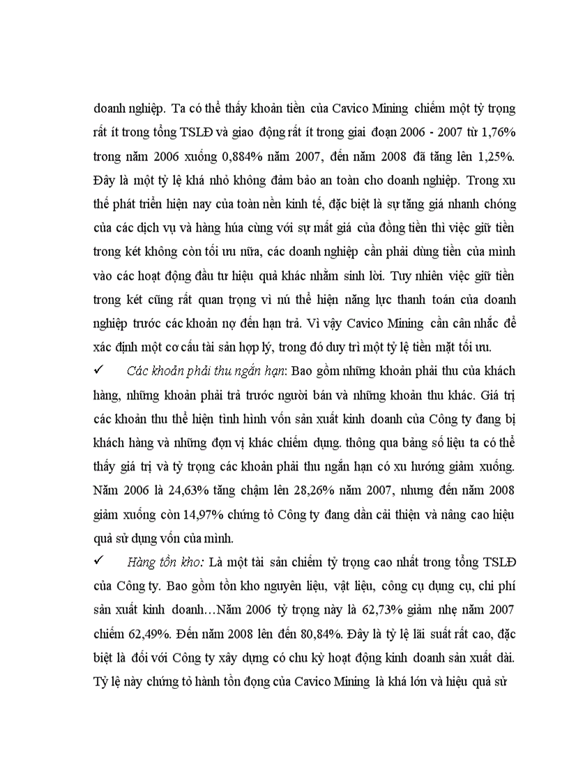 image for page Một số giải pháp tăng cường huy động và nâng cao hiệu quả sử dụng vốn của công ty cổ phần CAVICO Việt Nam khai thác mỏ và xây dựng đến năm 2015 1