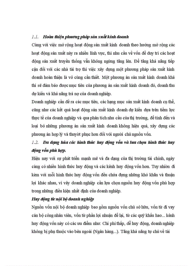 image for page Một số giải pháp tăng cường huy động và nâng cao hiệu quả sử dụng vốn của công ty cổ phần CAVICO Việt Nam khai thác mỏ và xây dựng đến năm 2015 1