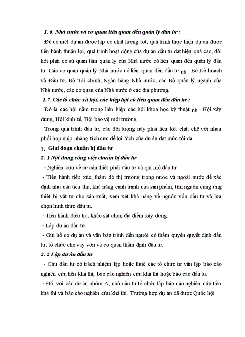 image for page các vấn đề cơ bản của đầu tư và dự án đầu tư các phương pháp đánh giá dự án đầu tư và ứng dụng để phân tích một dự án đầu tư trong xây dựng giao thông 1