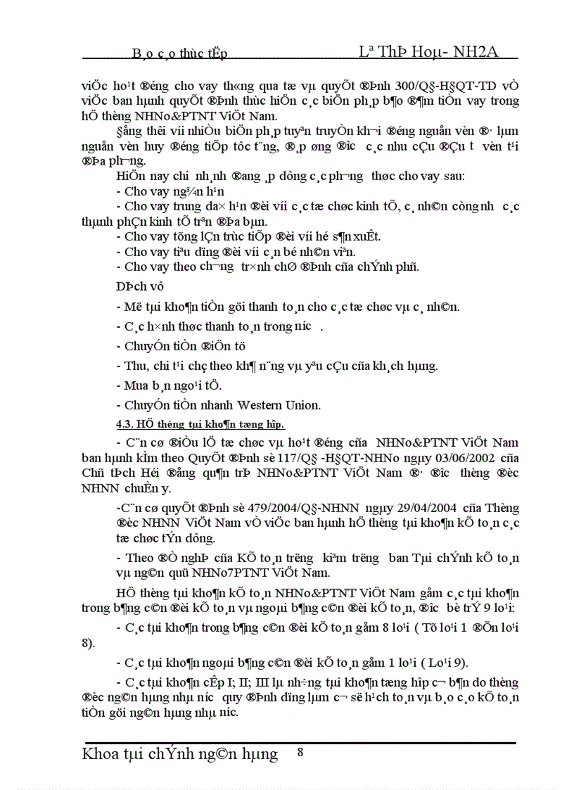 image for page Báo cáo thực tập tổng hợp tại ngân hàng nông nghiệp và phát triển nông thôn huyện Yên Thế