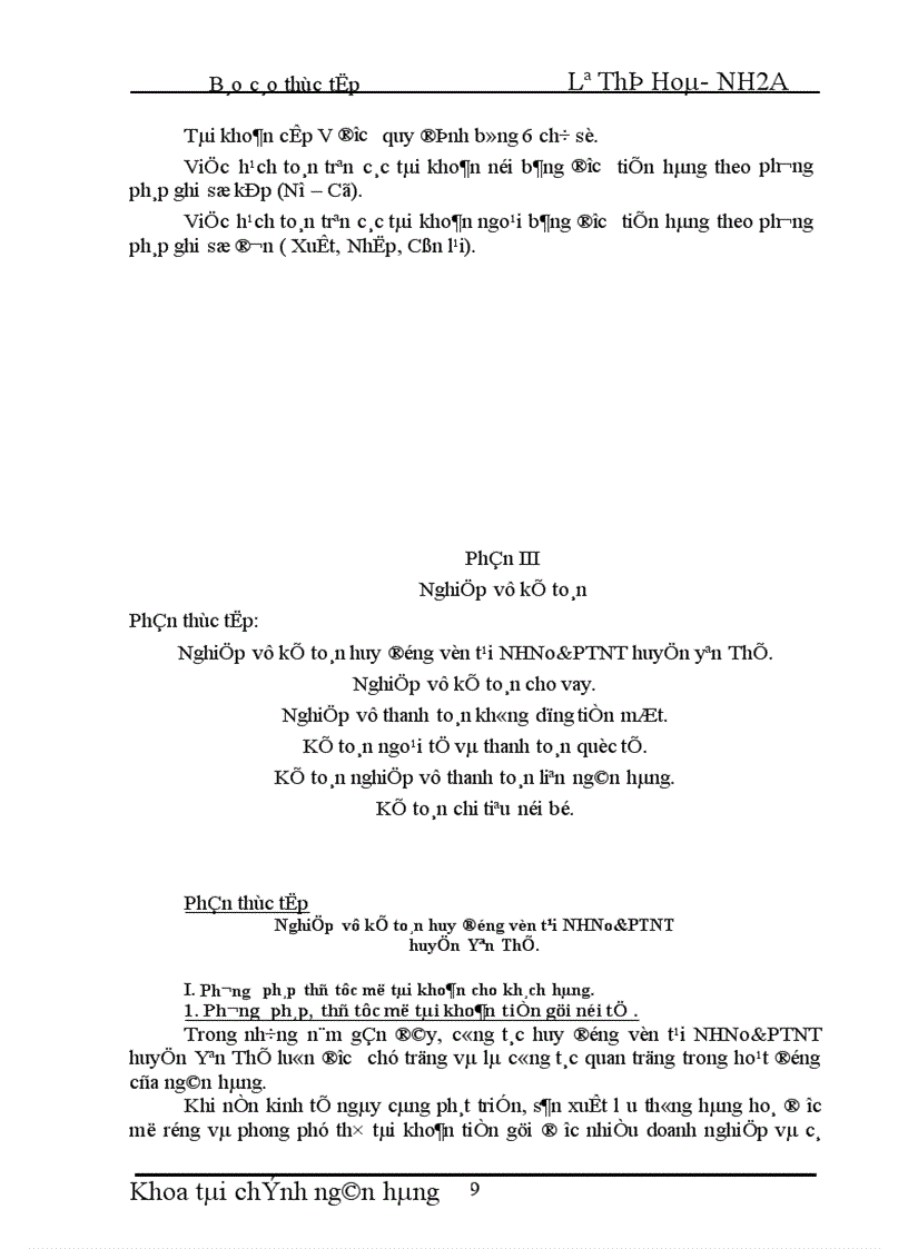 image for page Báo cáo thực tập tổng hợp tại ngân hàng nông nghiệp và phát triển nông thôn huyện Yên Thế