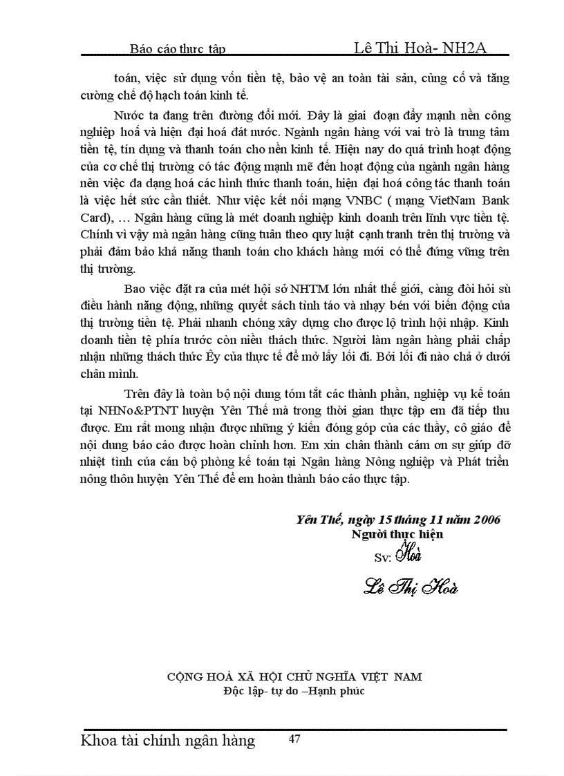 image for page Báo cáo thực tập tổng hợp tại ngân hàng nông nghiệp và phát triển nông thôn huyện Yên Thế
