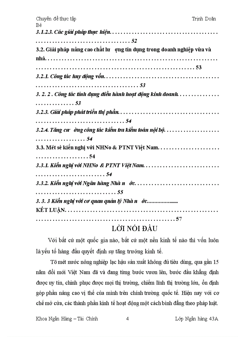 image for page Giải pháp nâng cao chất lượng tín dụng đối với các doanh nghiệp vừa và nhỏ tại Chi nhánh NHNo PTNT Tây Hà Nội 1