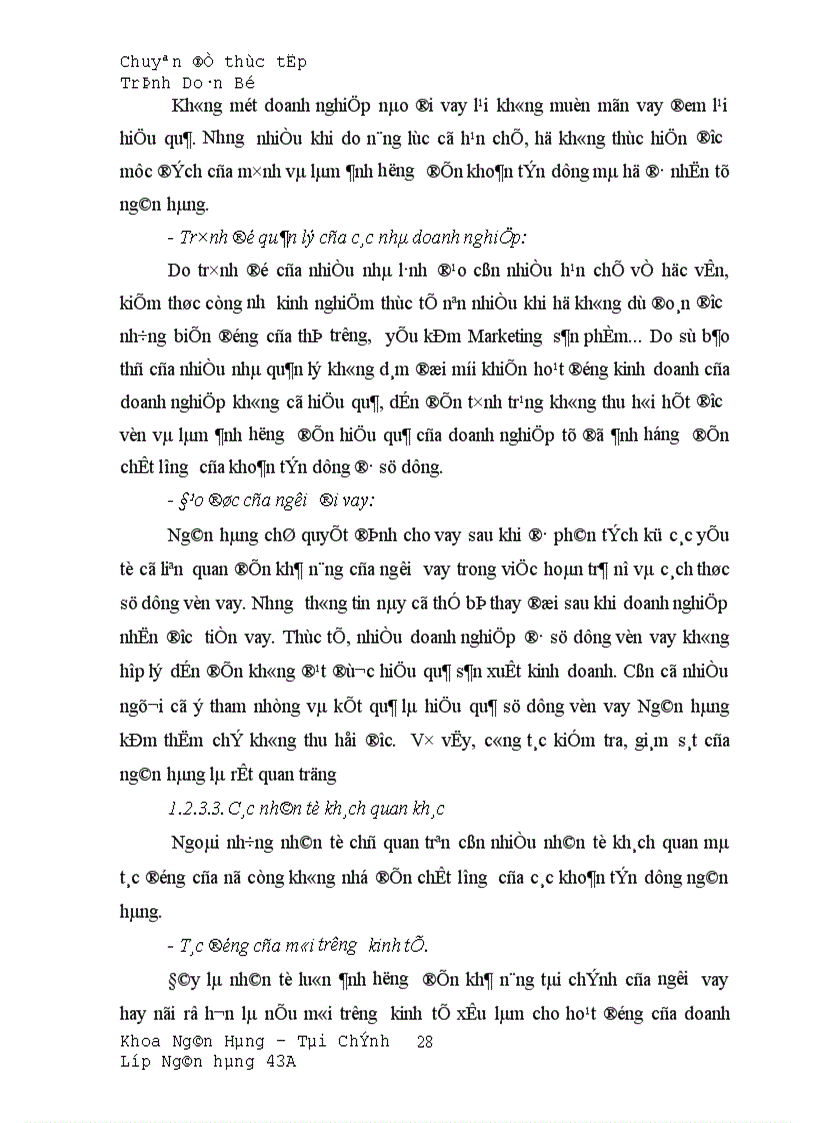 image for page Giải pháp nâng cao chất lượng tín dụng đối với các doanh nghiệp vừa và nhỏ tại Chi nhánh NHNo PTNT Tây Hà Nội 1