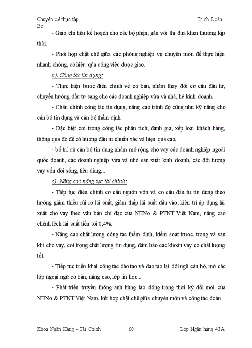 image for page Giải pháp nâng cao chất lượng tín dụng đối với các doanh nghiệp vừa và nhỏ tại Chi nhánh NHNo PTNT Tây Hà Nội 1