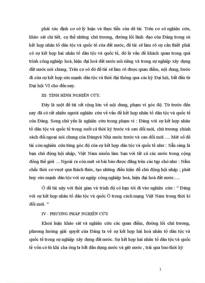 image for page Đảng với sự kết hợp nhân tố dân tộc và quốc tế trong cách mạng Việt Nam thời kỳ đổi mới 1