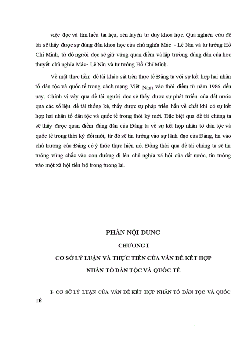 image for page Đảng với sự kết hợp nhân tố dân tộc và quốc tế trong cách mạng Việt Nam thời kỳ đổi mới 1