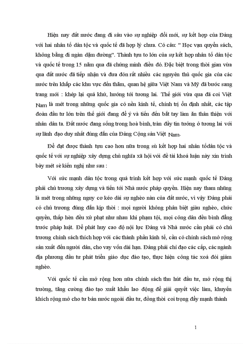 image for page Đảng với sự kết hợp nhân tố dân tộc và quốc tế trong cách mạng Việt Nam thời kỳ đổi mới 1