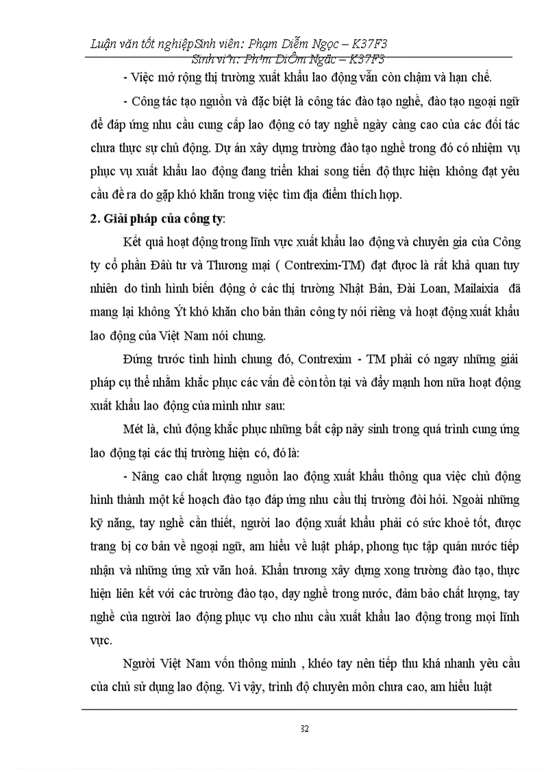 image for page Thực trạng và giải pháp thúc đẩy xuất khẩu lao động sang Đài Loan của Công ty cổ phần Đầu tư và Thương mại