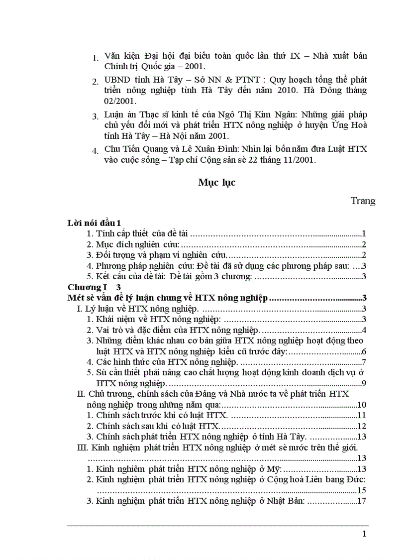 image for page Nâng cao chất lượng hoạt động kinh doanh dịch vụ ở HTX nông nghiệp sau chuyển đổi theo luật HTX trên địa bàn tỉnh Hà Tây