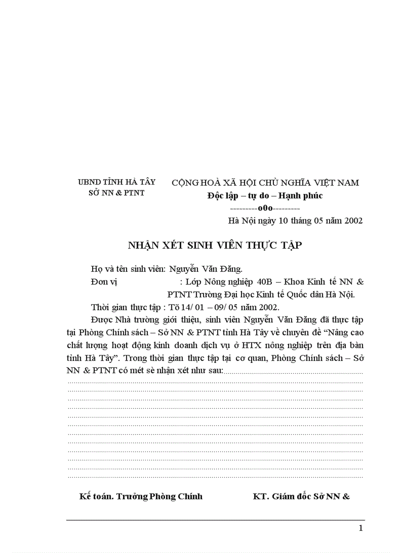 image for page Nâng cao chất lượng hoạt động kinh doanh dịch vụ ở HTX nông nghiệp sau chuyển đổi theo luật HTX trên địa bàn tỉnh Hà Tây
