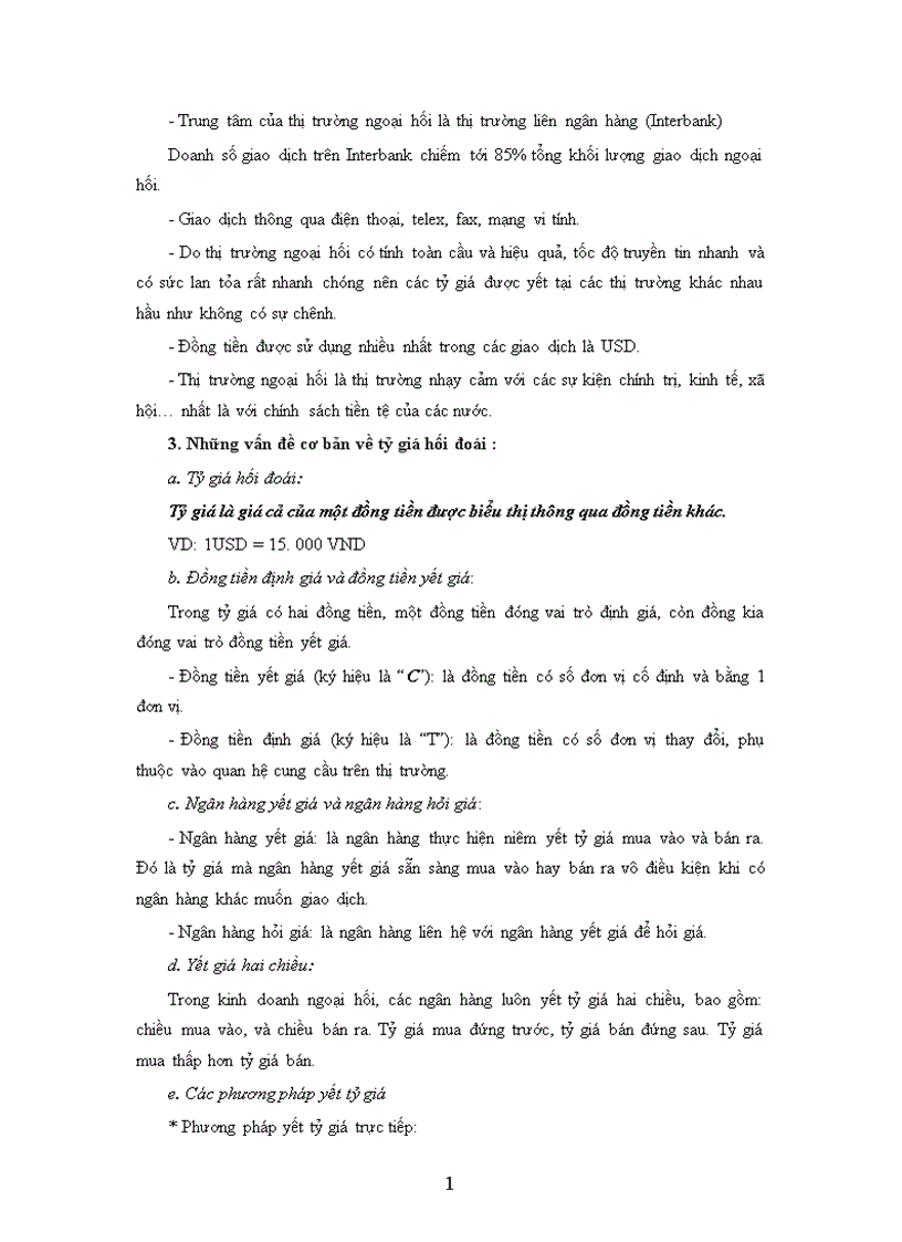 image for page Thị trường ngoại hối Việt Nam