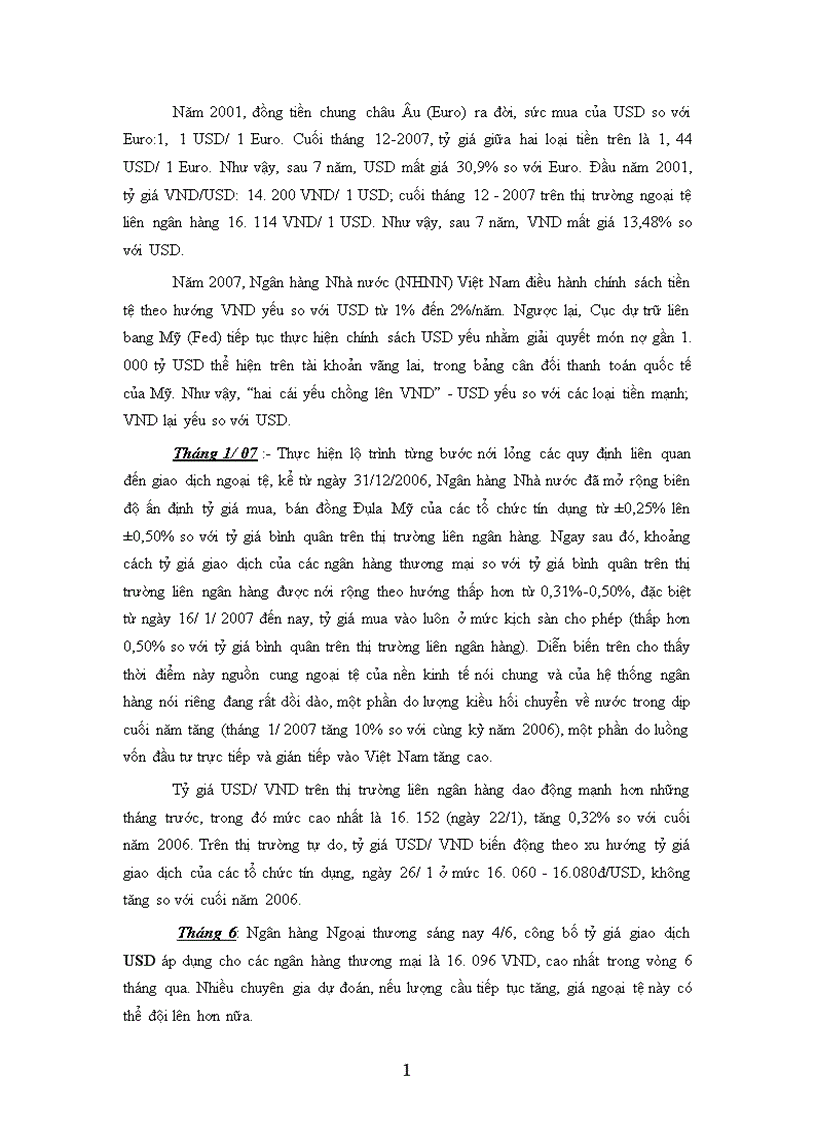 image for page Thị trường ngoại hối Việt Nam