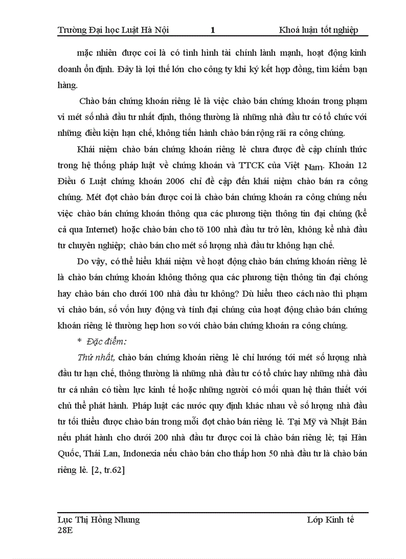 image for page Pháp luật về hoạt động chào bán chứng khoán riêng lẻ của doanh nghiệp Việt Nam hiện nay 1