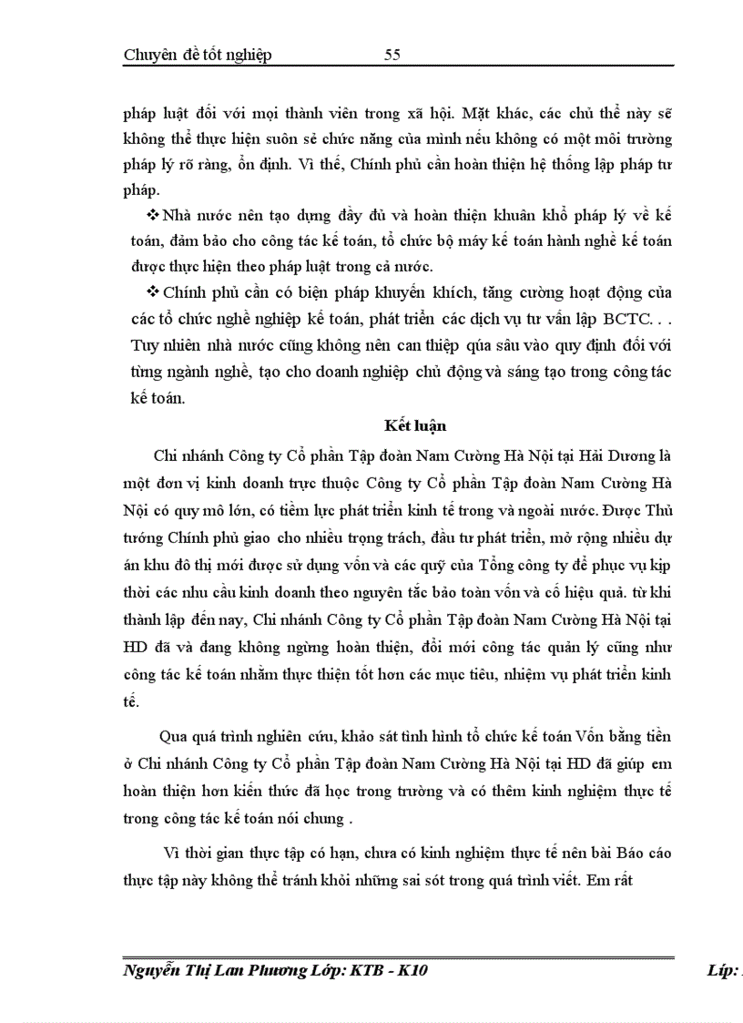 image for page Kế toán vốn bằng tiền và các nghiệp vụ thanh toán tại công ty cổ phần tập đoàn Nam Cường Hà Nội Chi nhánh Hải Dương