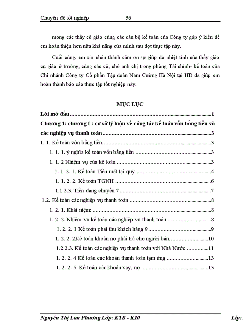 image for page Kế toán vốn bằng tiền và các nghiệp vụ thanh toán tại công ty cổ phần tập đoàn Nam Cường Hà Nội Chi nhánh Hải Dương