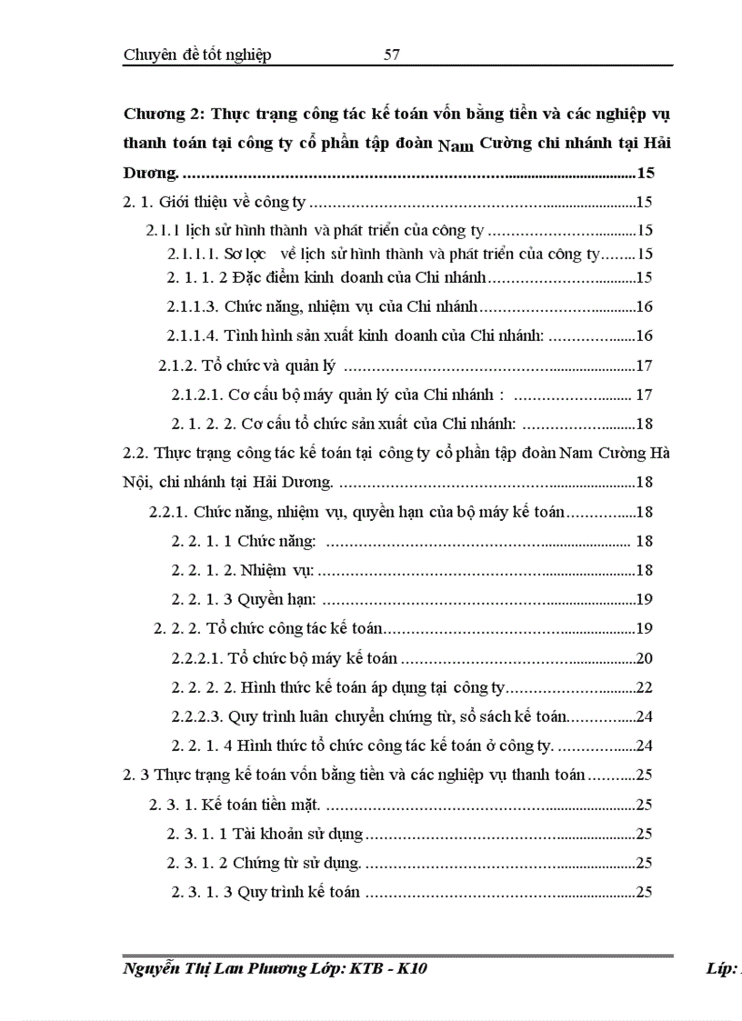image for page Kế toán vốn bằng tiền và các nghiệp vụ thanh toán tại công ty cổ phần tập đoàn Nam Cường Hà Nội Chi nhánh Hải Dương