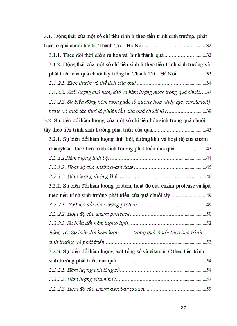 image for page Nghiên cứu động thái một số chỉ tiêu sinh lý hoá sinh theo tiến trình sinh trưởng phát triển của quả chuối tây tại huyện Thanh Trì Hà Nội 1