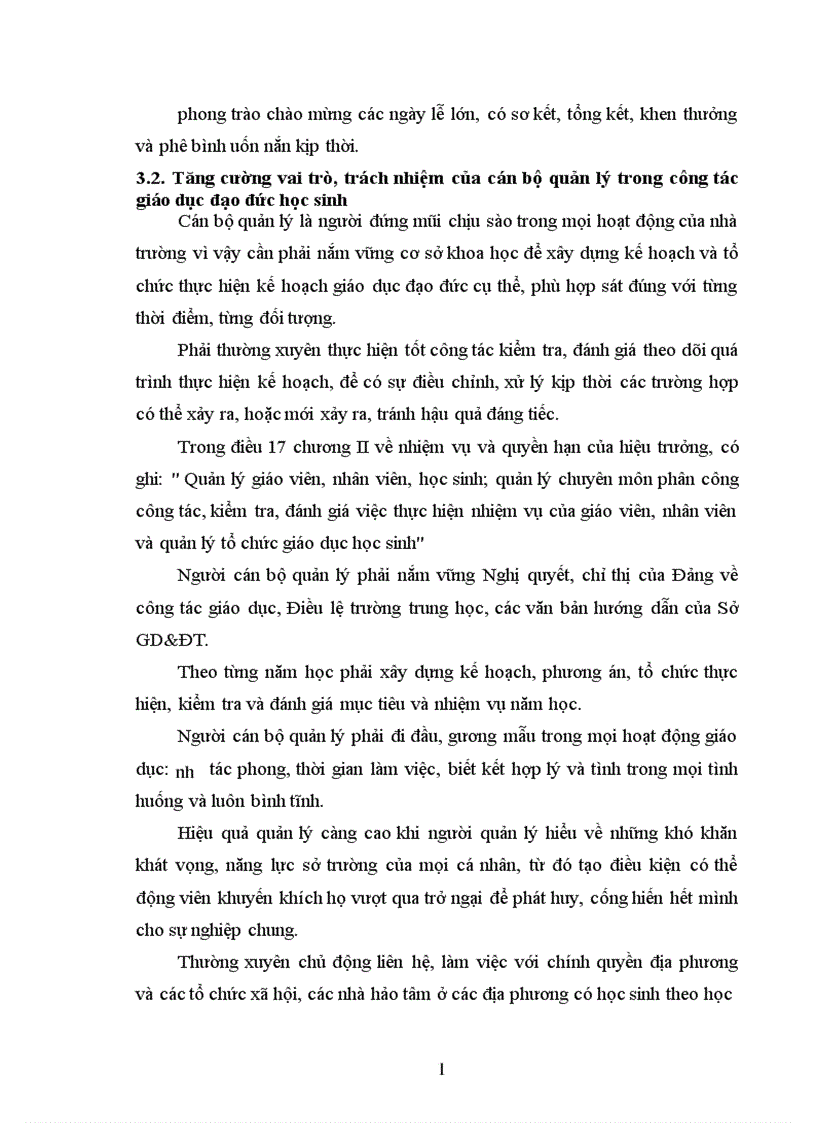 image for page Một số biện pháp chỉ đạo nhằm nâng cao chất lượng giáo dục đạo đức học sinh ở trường THPT Bán công Nguyễn Du huyện Trấn Yên tỉnh Yên Bái 1
