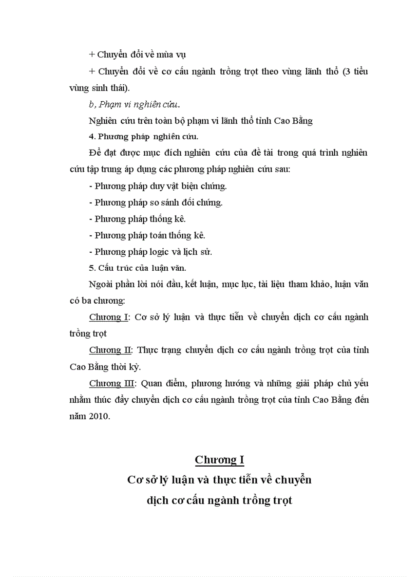 image for page Những biện pháp chủ yếu để chuyển dịch cơ cấu ngành trồng trọt của tỉnh Cao Bằng