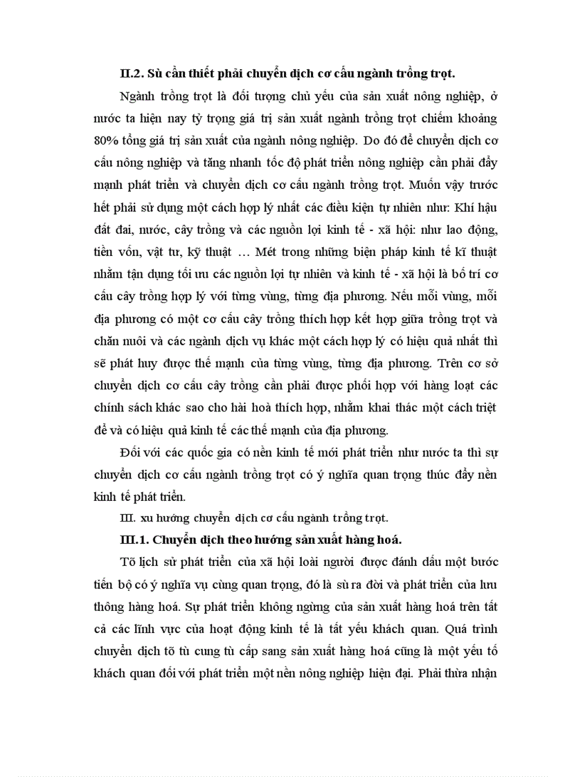 image for page Những biện pháp chủ yếu để chuyển dịch cơ cấu ngành trồng trọt của tỉnh Cao Bằng