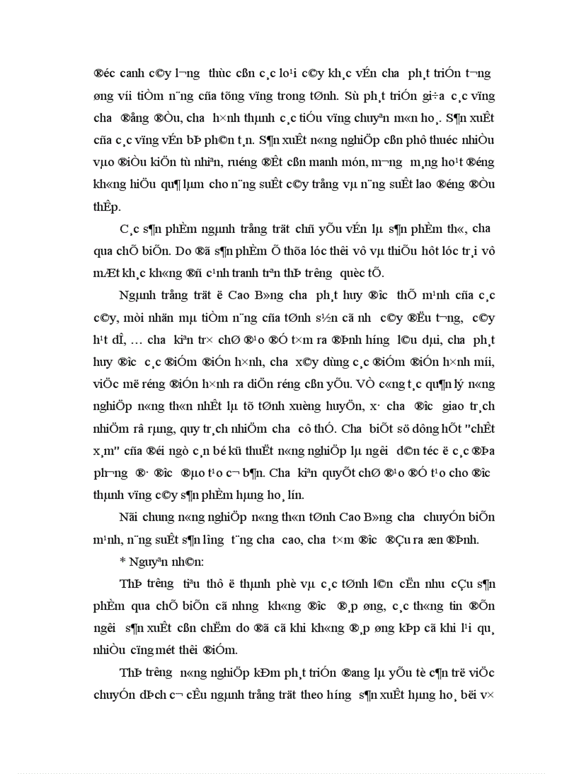 image for page Những biện pháp chủ yếu để chuyển dịch cơ cấu ngành trồng trọt của tỉnh Cao Bằng