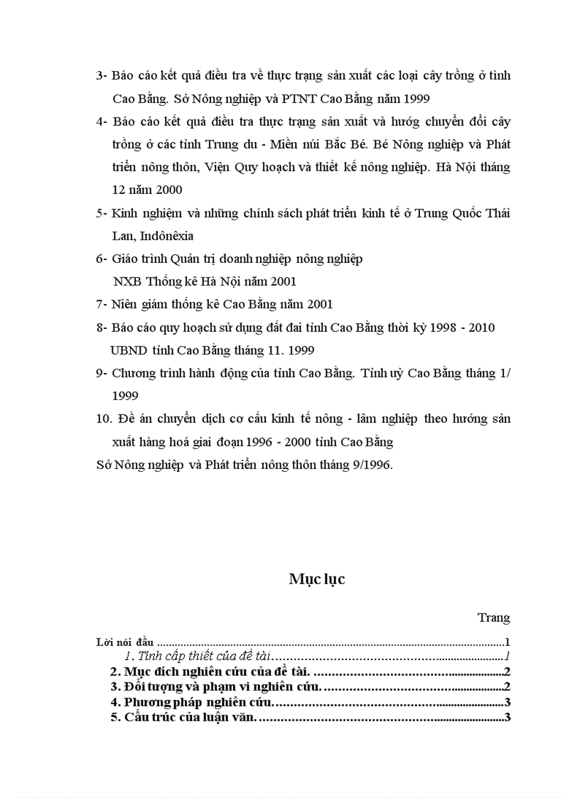 image for page Những biện pháp chủ yếu để chuyển dịch cơ cấu ngành trồng trọt của tỉnh Cao Bằng