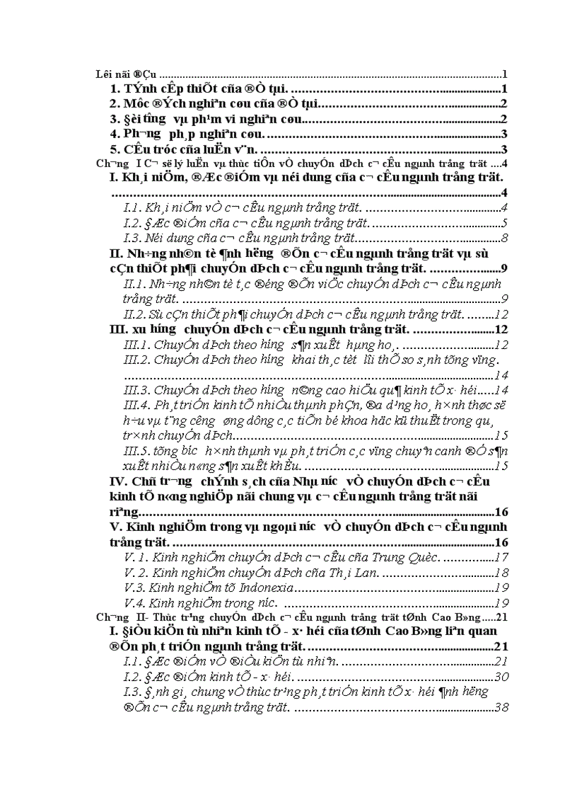 image for page Những biện pháp chủ yếu để chuyển dịch cơ cấu ngành trồng trọt của tỉnh Cao Bằng