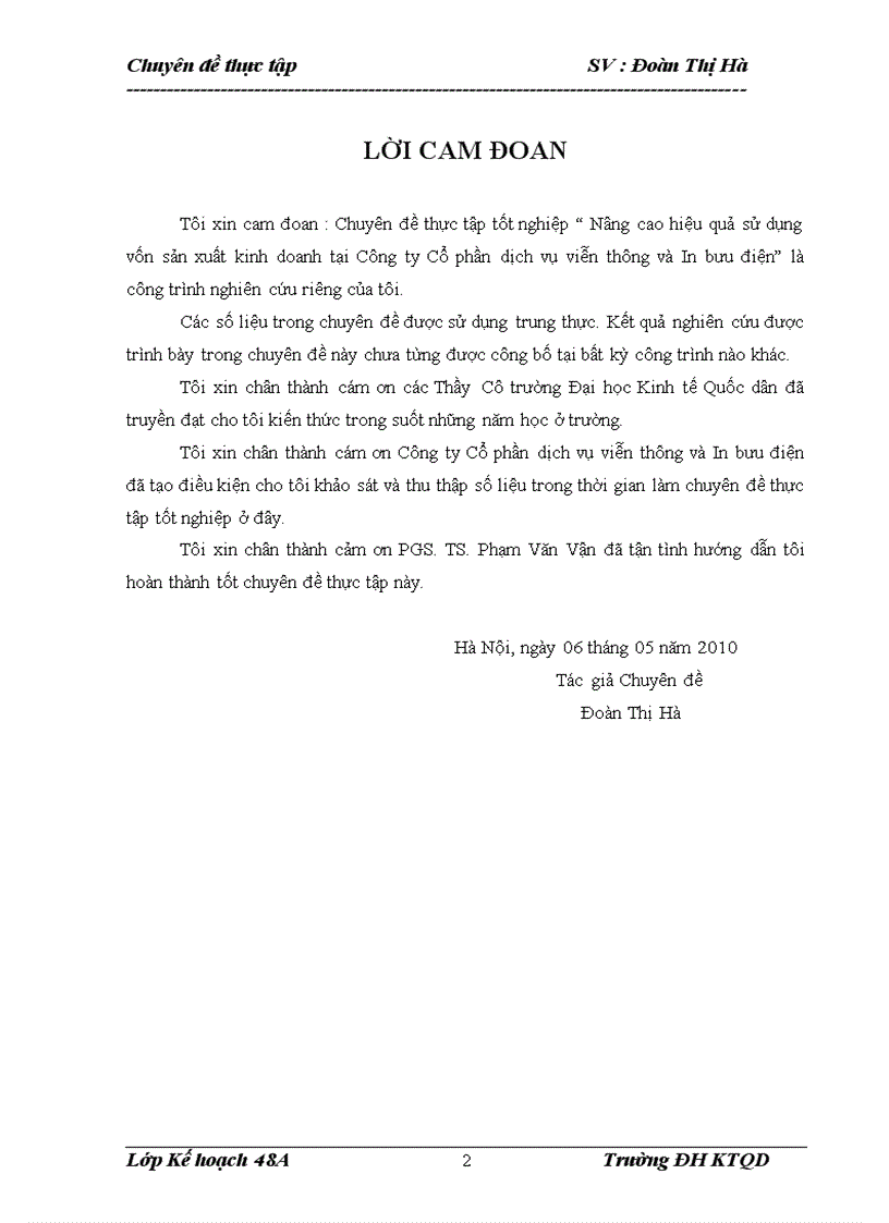 image for page Nâng cao hiệu quả sử dụng vốn sản xuất kinh doanh tại Công ty Cổ phần dịch vụ viễn thông và In bưu điện 1