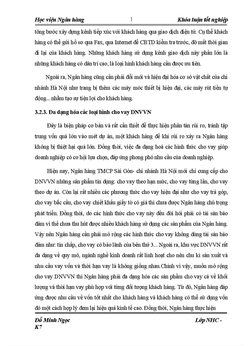 image for page Giải pháp mở rộng hoạt động cho vay đối với doanh nghiệp vừa và nhỏ tại ngân hàng thương mại cổ phần Sài Gòn chi nhánh Hà Nội SCB Hà Nội 1