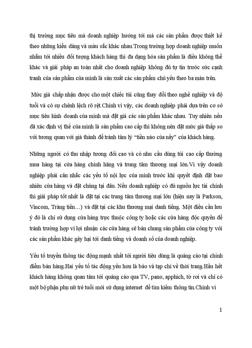 image for page Phát triển dòng sản phẩm túi xách Việt cao cấp dành cho nữ giới