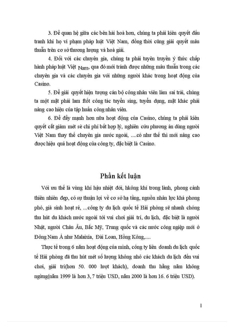 image for page Thực trạng hoạt động kinh doanh ở công ty liên doanh du lịch quốc tế Hải phòng