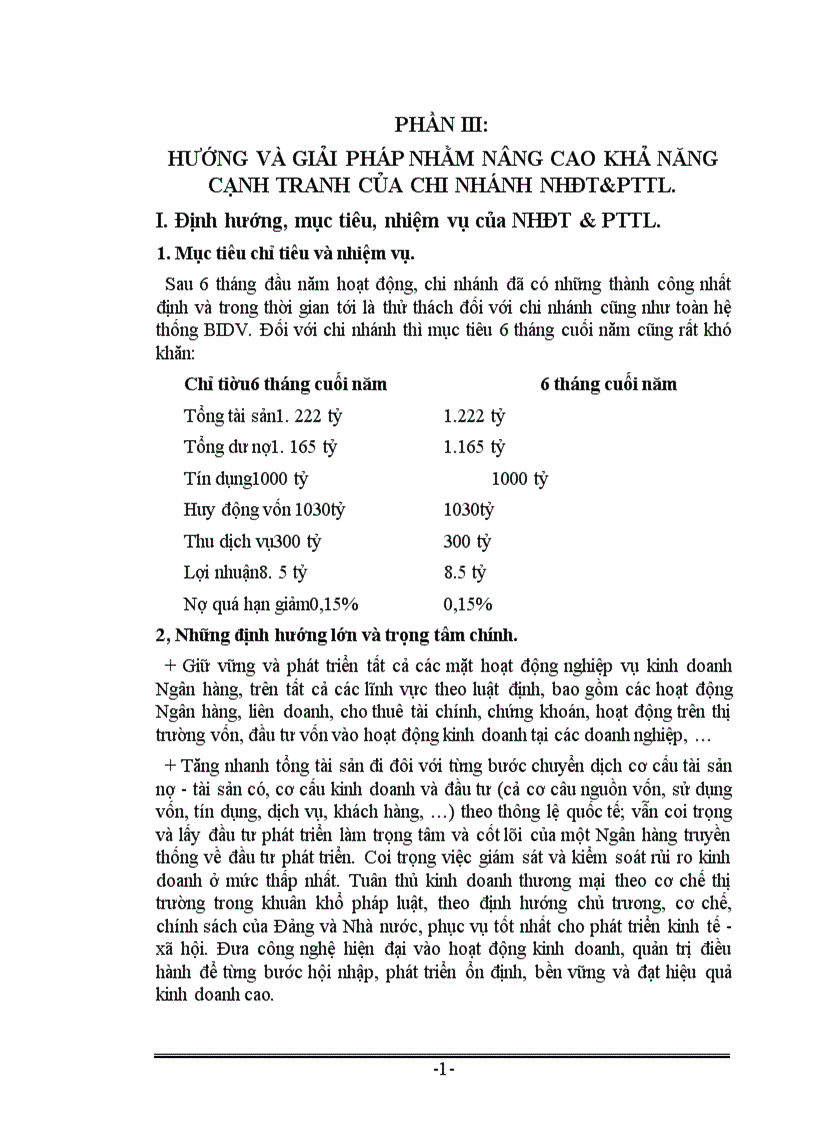 image for page Giải pháp nhằm nâng cao khả năng cạnh tranh của Ngân hàng Đầu tư và phát triển Chi nhánh Thăng Long 1