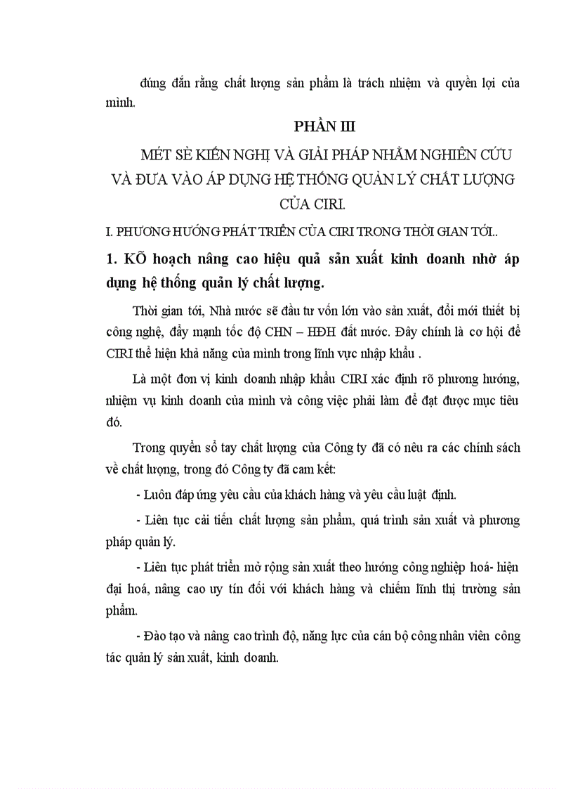 image for page Nghiên cứu áp dụng hệ thống quản lý chất lượng trong việc nhập khẩu linh kiện và lắp ráp xe gắn máy của Công ty Quan hệ Quốc tế Đầu tư sản xuất 1