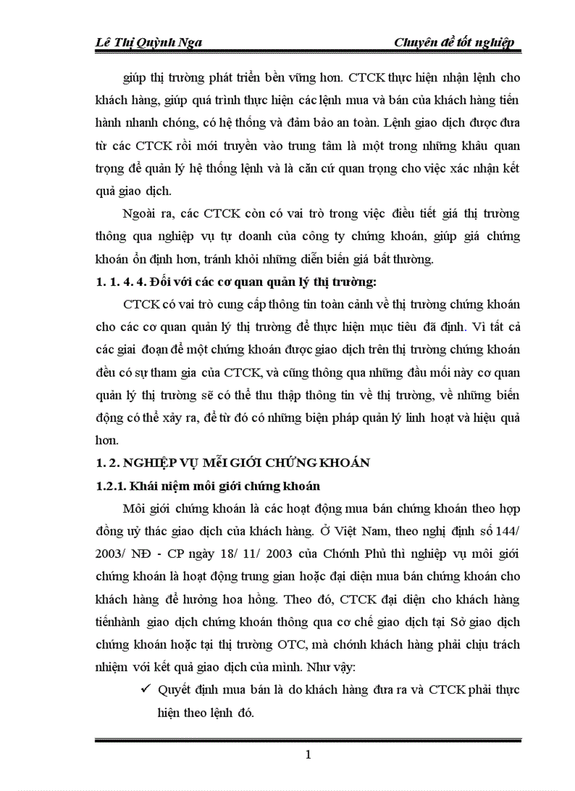 image for page Thực trạng và giải pháp nâng cao hiệu quả hoạt động môi giới chứng khoán tại công ty Cổ phần chứng khoán Thăng Long