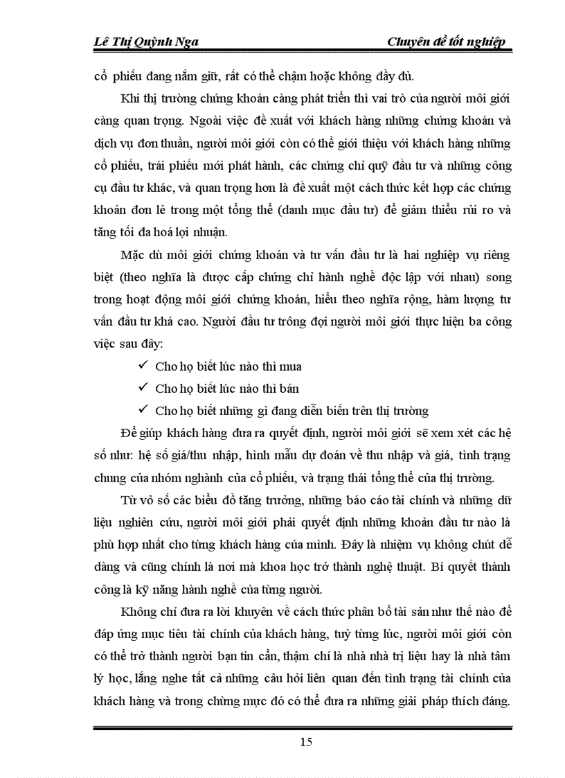 image for page Thực trạng và giải pháp nâng cao hiệu quả hoạt động môi giới chứng khoán tại công ty Cổ phần chứng khoán Thăng Long