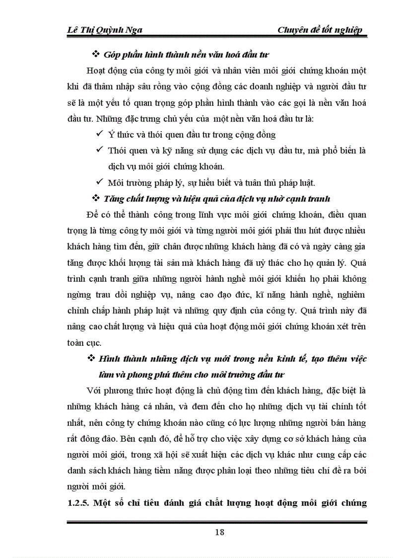 image for page Thực trạng và giải pháp nâng cao hiệu quả hoạt động môi giới chứng khoán tại công ty Cổ phần chứng khoán Thăng Long