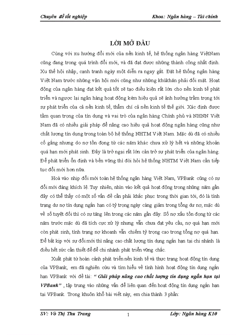 image for page Giải pháp nâng cao chất lượng tín dụng ngắn hạn tại VPBank 1