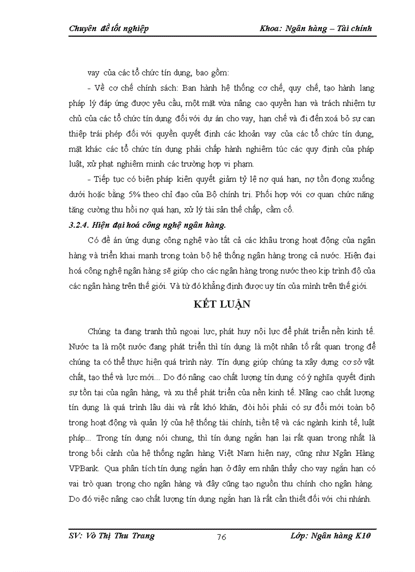 image for page Giải pháp nâng cao chất lượng tín dụng ngắn hạn tại VPBank 1