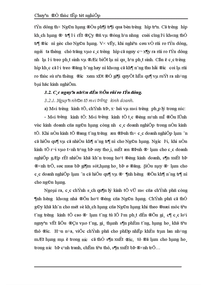 image for page Một số giải pháp hạn chế rủi ro an toàn tín dụng đối với kinh tế ngoài quốc doanh tại Ngân hàng công thương Đống Đa 1