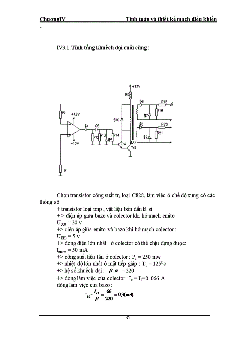 image for page Tính toán và thiết kế mạch điều khiển
