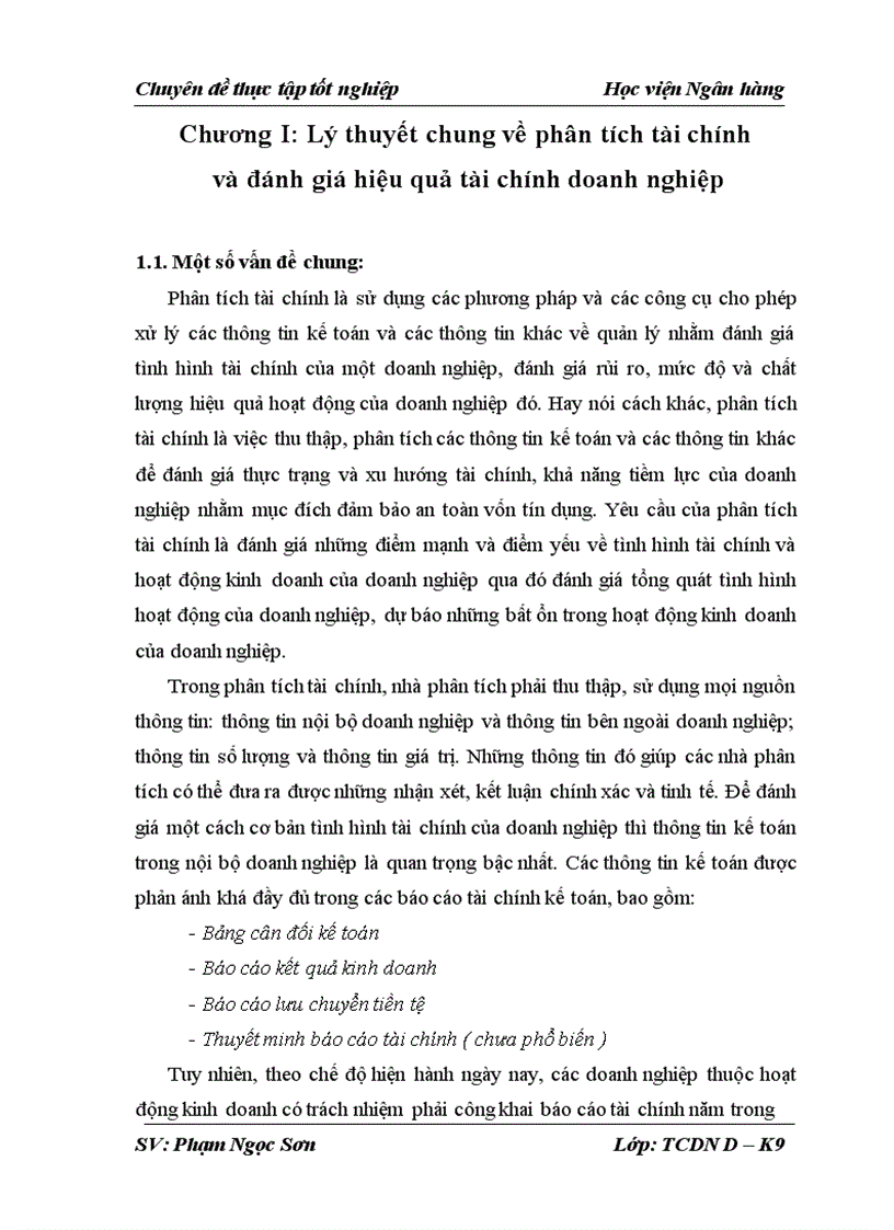 image for page Phân tích tình hình tài chính và các giải pháp tài chính nâng cao hiệu quả sử dụng vốn tại Công ty Cổ phần Xuất nhập khẩu và hợp tác đầu tư VILEXIM 1