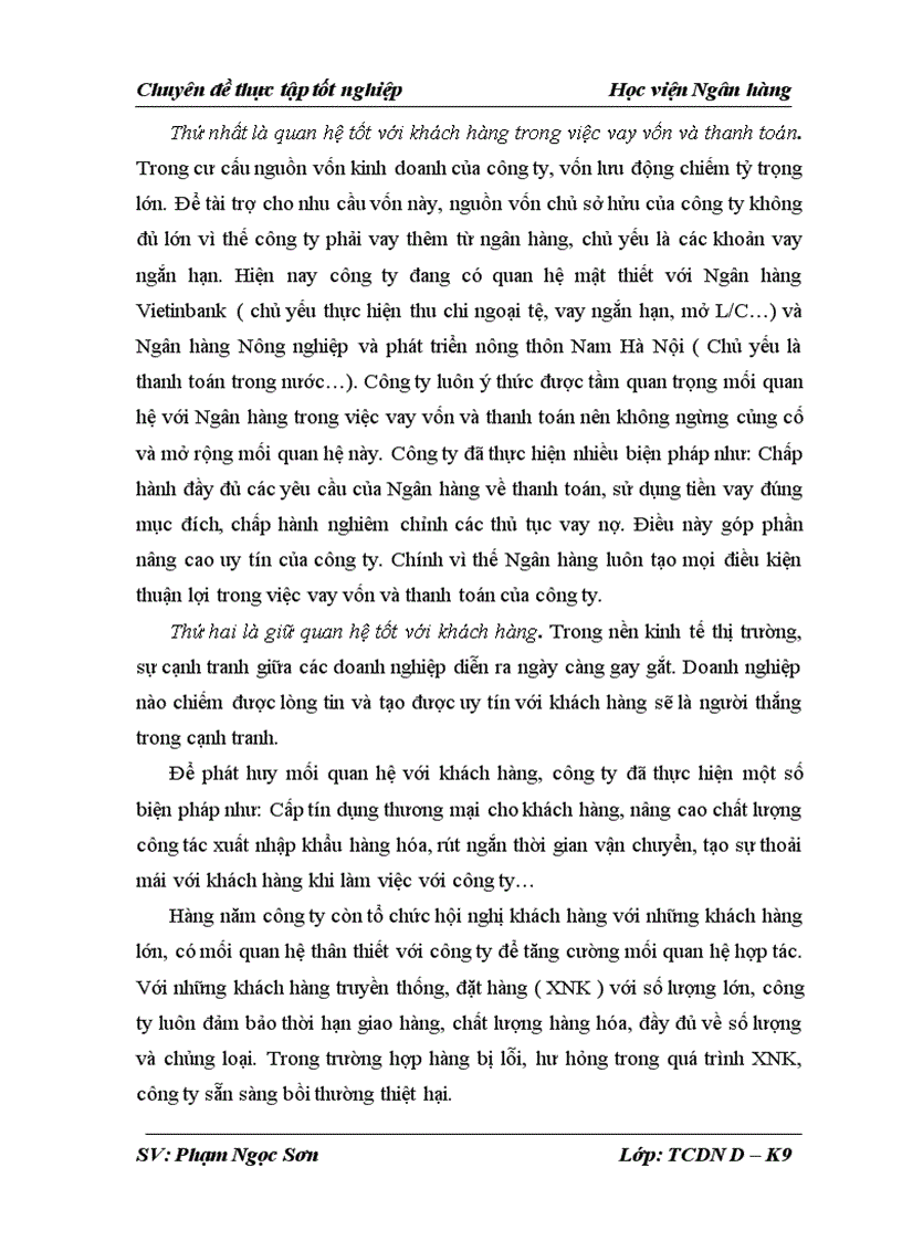 image for page Phân tích tình hình tài chính và các giải pháp tài chính nâng cao hiệu quả sử dụng vốn tại Công ty Cổ phần Xuất nhập khẩu và hợp tác đầu tư VILEXIM 1