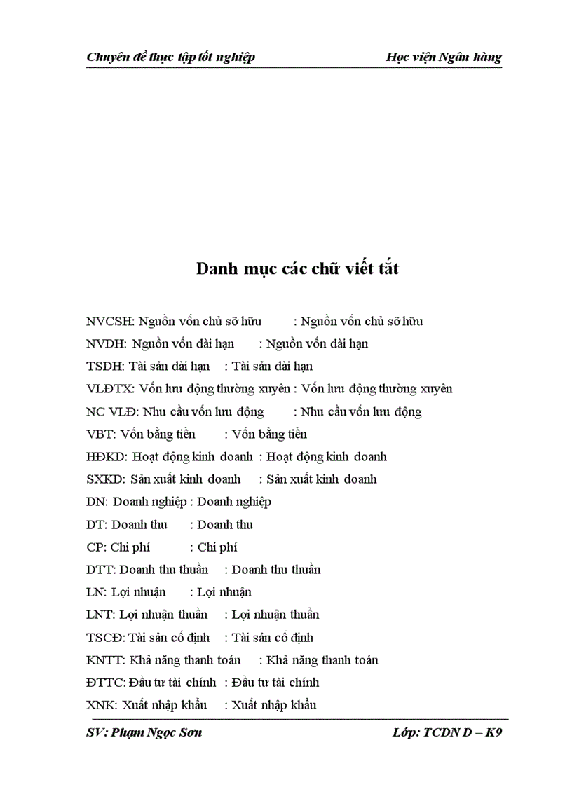 image for page Phân tích tình hình tài chính và các giải pháp tài chính nâng cao hiệu quả sử dụng vốn tại Công ty Cổ phần Xuất nhập khẩu và hợp tác đầu tư VILEXIM 1