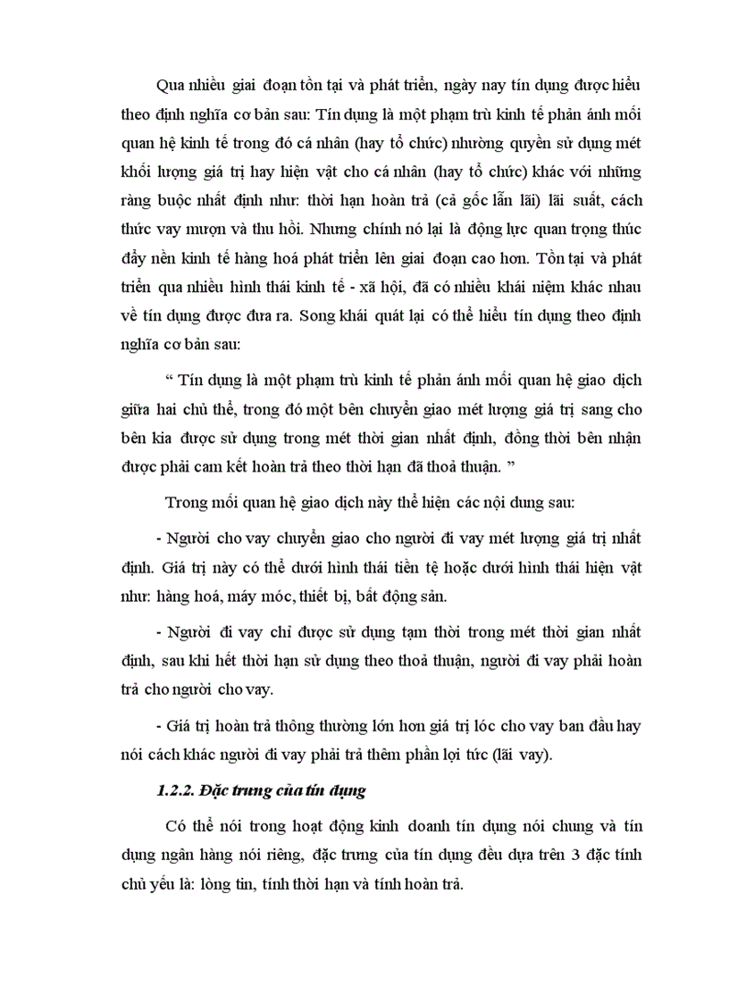 image for page Giải pháp nâng cao chất lượng tín dụng ngắn hạn ở hệ thống ngân hàng thương mại nước ta nghiên cứu từ quá trình thực tập tại chi nhánh ngân hàng liên doanh Chohung vina 1