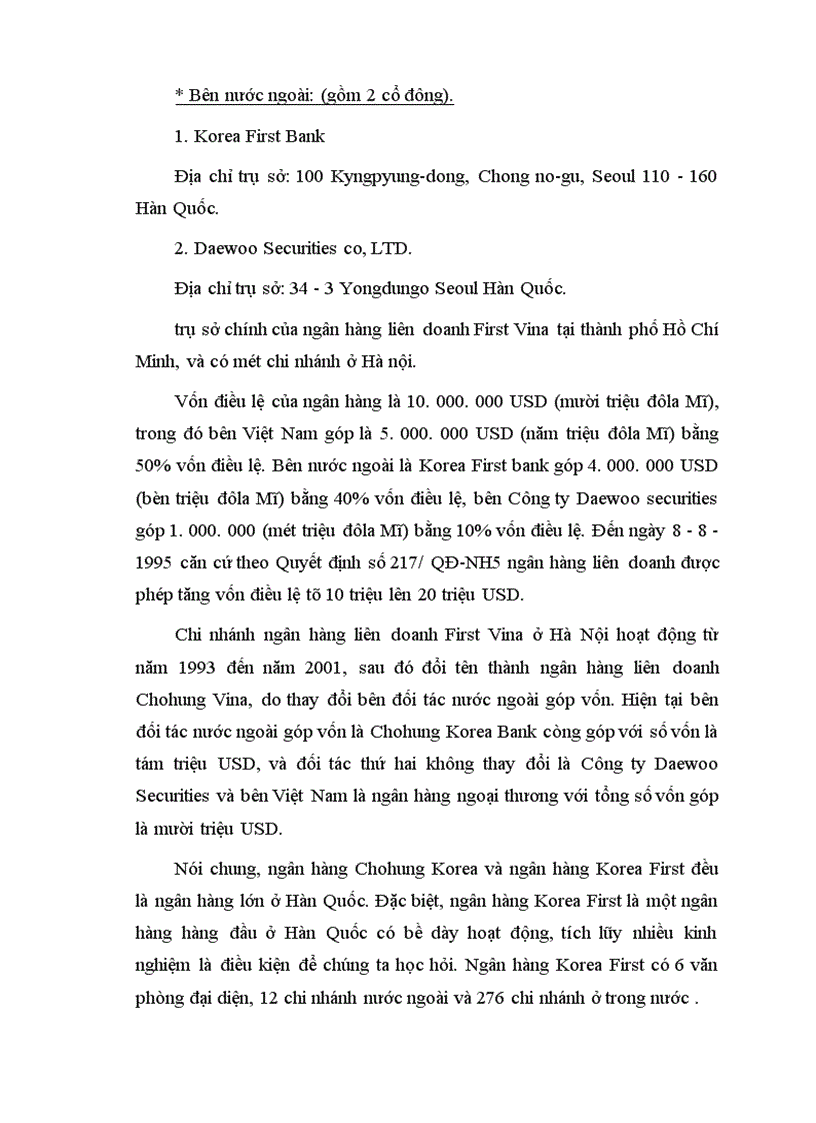 image for page Giải pháp nâng cao chất lượng tín dụng ngắn hạn ở hệ thống ngân hàng thương mại nước ta nghiên cứu từ quá trình thực tập tại chi nhánh ngân hàng liên doanh Chohung vina 1
