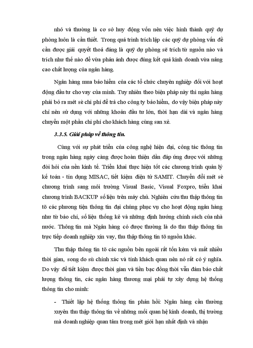 image for page Giải pháp nâng cao chất lượng tín dụng ngắn hạn ở hệ thống ngân hàng thương mại nước ta nghiên cứu từ quá trình thực tập tại chi nhánh ngân hàng liên doanh Chohung vina 1