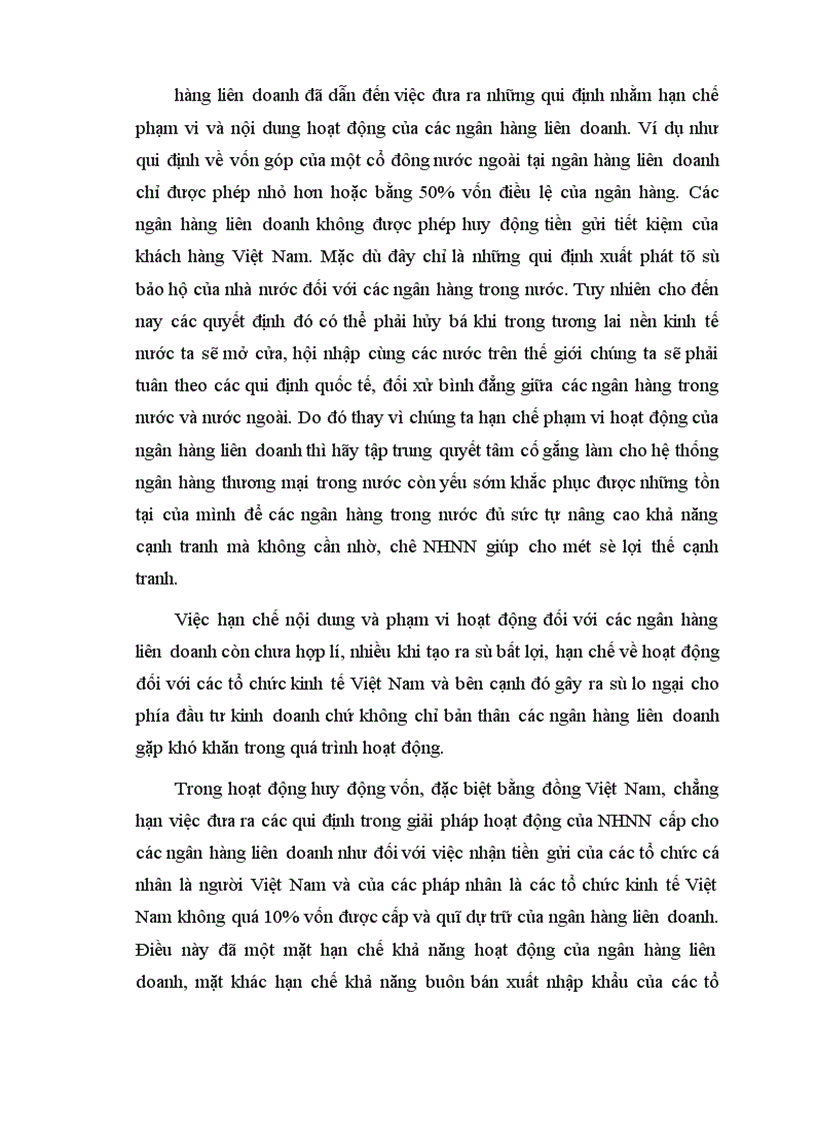 image for page Giải pháp nâng cao chất lượng tín dụng ngắn hạn ở hệ thống ngân hàng thương mại nước ta nghiên cứu từ quá trình thực tập tại chi nhánh ngân hàng liên doanh Chohung vina 1
