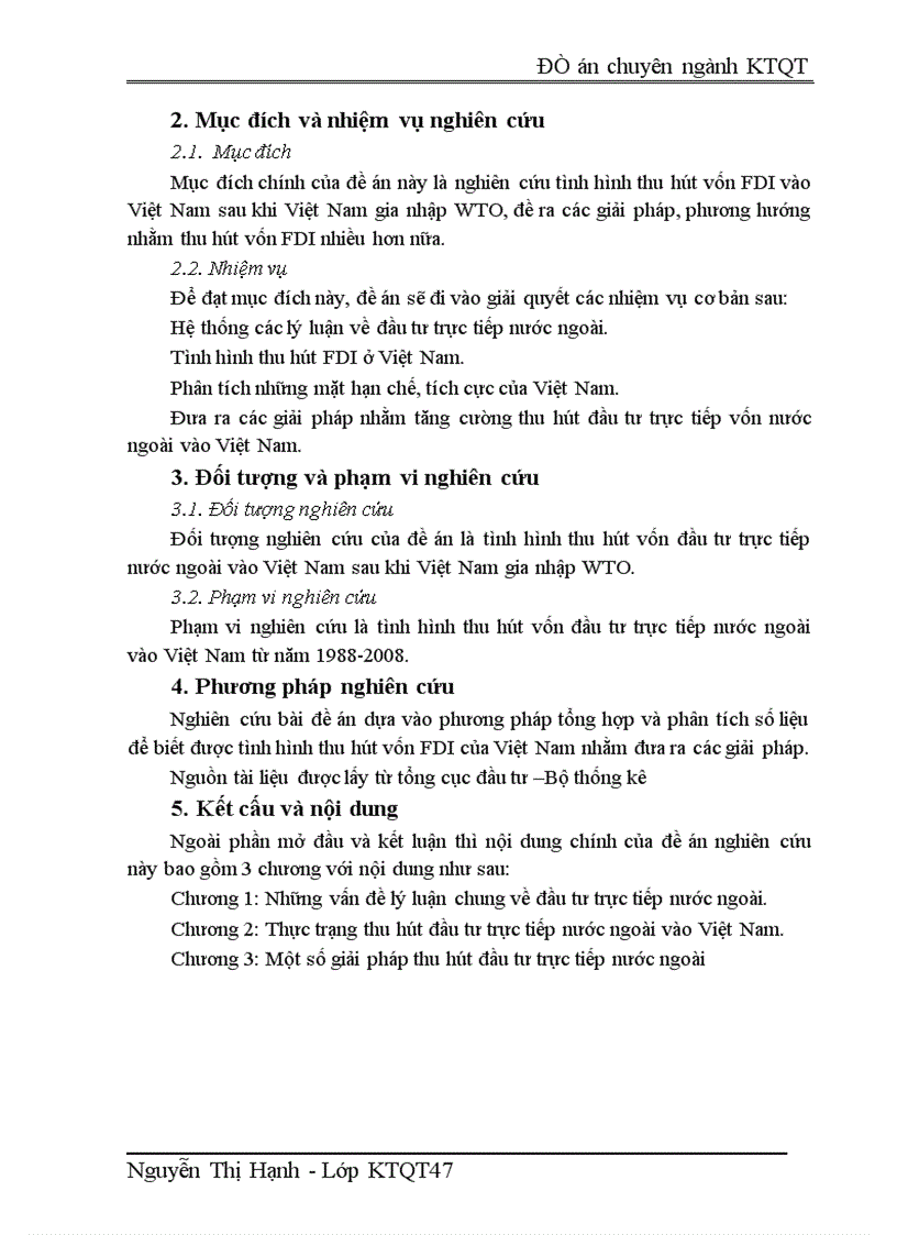 image for page Một số giải pháp tăng cường thu hút vốn đầu tư trực tiếp nước ngoài vào Việt Nam sau khi Việt Nam gia nhập WTO