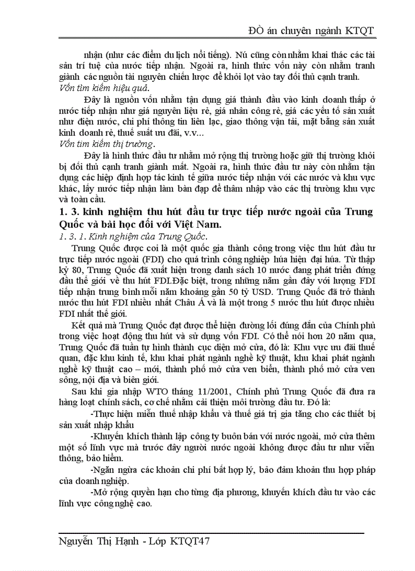 image for page Một số giải pháp tăng cường thu hút vốn đầu tư trực tiếp nước ngoài vào Việt Nam sau khi Việt Nam gia nhập WTO